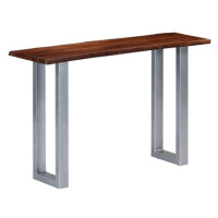 Konzolový stolek 115x35x76 cm akáciové dřevo a železo