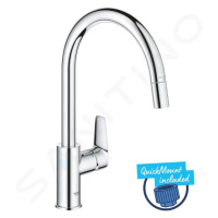 Grohe 30551000 - Dřezová baterie s výsuvnou koncovkou, chrom