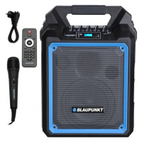 Aktivní sloupec Blaupunkt MB06 karaoke Bluetooth Fm Usb 500W Dálkové ovládání Mikrofon