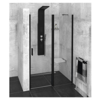Polysan ZOOM LINE BLACK sprchové dveře 1400mm, čiré sklo