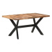 Jídelní stůl 160x80x75 cm masivní dřevo sheeshamový vzhled 321547