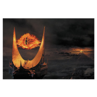 Umělecký tisk Pán prstenů - Sauronovo oko, (40 x 26.7 cm)