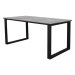 Jídelní stůl Brick 160x75x90 cm (beton, černá)