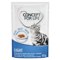 Výhodné balení Concept for Life 48 x 85 g - Light Cats v želé
