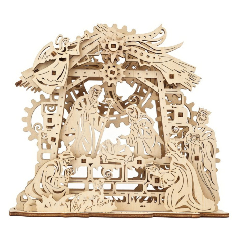 Ugears 3D dřevěné mechanické puzzle Betlém