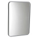 FLOAT zaoblené zrcadlo v rámu s LED osvětlením 500x700mm, bílá 22571