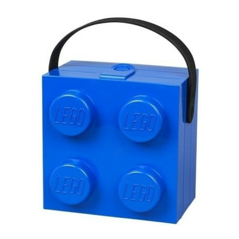 LEGO box s rukojetí - modrá