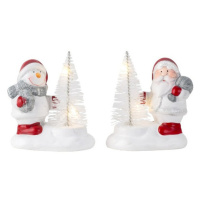 PROHOME - Sněhulák/Santa LED 9,5cm různé druhy