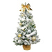 Ozdobený stromeček NĚŽNÉ VÁNOCE 60 cm s LED OSVĚTELNÍM s 22 ks ozdob a dekorací