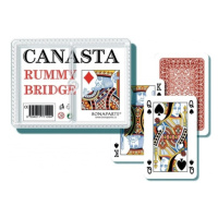 Bonaparte Canasta společenská hra - karty 108ks v plastové krabičce