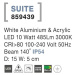 NOVA LUCE venkovní nástěnné svítidlo SUITE bílý hliník a akryl LED 10W 3000K 100-240V 140st. IP5