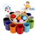 Míčky V Hrnících Montessori Třídění A Počítání Třídění Vajíček Montessori
