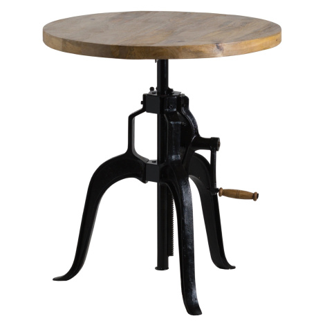 Estila Industriální výškově nastavitelný barový stolek