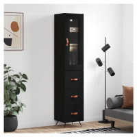 vidaXL Skříň highboard černá 34,5 x 34 x 180 cm kompozitní dřevo