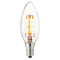 DESIGN BY US LED žárovka, E14, 3,5 W, 2 200 K, vlákno, stmívatelná