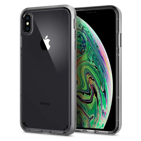 Kryt SPIGEN - iPhone XS Max Case Neo Hybrid Crystal, Satin Silver (065CS24845)