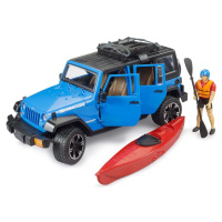 Bruder 02529 Jeep Wrangler RubiconUnlimited s kajakem a figurkou