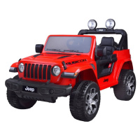 mamido Dětské elektrické autíčko Jeep Wrangler Rubicon 4x4 červená