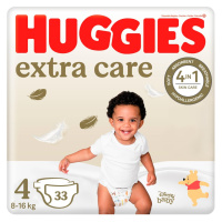 Huggies Extra Care 4 8-16 kg dětské pleny 33 ks