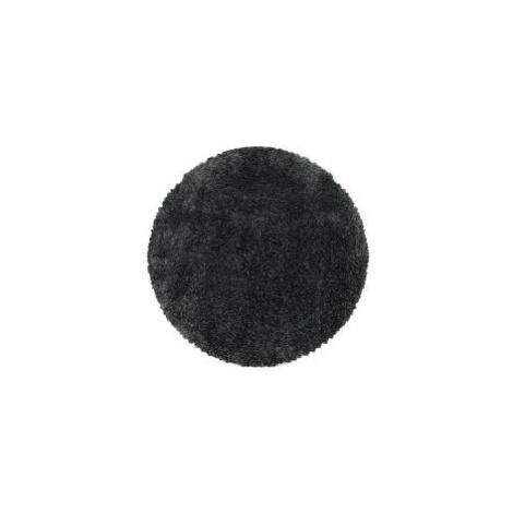 Kusový koberec Fluffy Shaggy 3500 grey kruh FOR LIVING