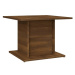 SHUMEE Konferenční stolek hnědý dub 55,5 × 55,5 × 40 cm dřevotříska, 813097