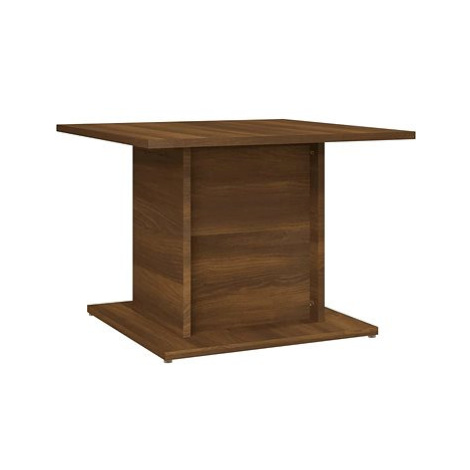 SHUMEE Konferenční stolek hnědý dub 55,5 × 55,5 × 40 cm dřevotříska, 813097