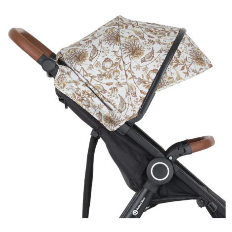 Petite&Mars Stříška ke kočárku Street2 Limited 100 - ELEGANT BIRDS