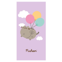 Carbotex Bavlněná froté osuška 70x140 cm - Kočička Pusheen Kurz létání