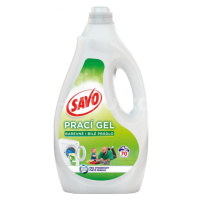 Prací gel Savo bez chloru na barevné i bílé prádlo 70praní 3,5L