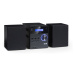 Auna MC-20 DAB micro stereo zařízení, DAB +, bluetooth, dálkové ovládání, černá barva