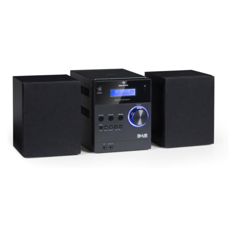 Auna MC-20 DAB micro stereo zařízení, DAB +, bluetooth, dálkové ovládání, černá barva