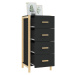 vidaXL Skříň highboard černá 42 x 38 x 90 cm kompozitní dřevo