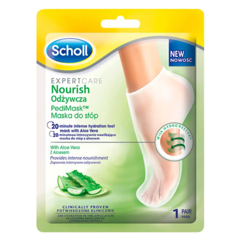 Scholl Vyživující maska na nohy Expert Care PediMask™ s aloe vera