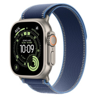 Apple Watch 49/46/45/44mm modrý/jasně modrý Trailový tah M/L přírodní titan