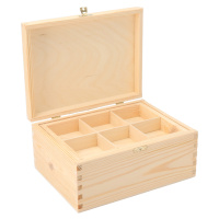 Dřevěná krabička s organizérem