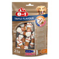 Kost žvýkací 8in1 Triple Flavour XS bag 21ks