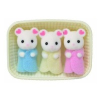 Sylvanian Families Baby Marshmallow myšky trojčata