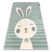Dywany Łuszczów Dětský kusový koberec Petit Rabbit green - 120x170 cm