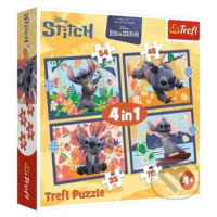 Puzzle Lilo & Stitch Prázdniny na Havaji 4v1 (35,48,54,70 dílků) - puzzle z kategorie 15 - 60 dí