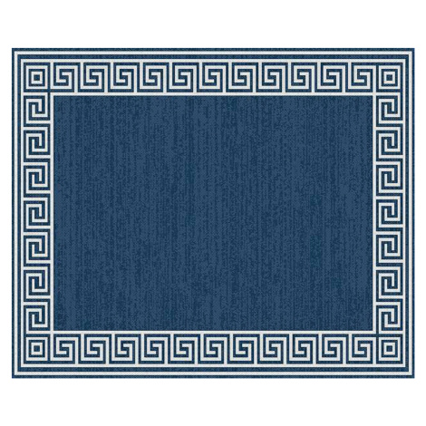 Venkovní vzorovaný koberec PANAMA 3153 modrá 120x170 cm, 160x230 cm Mybesthome Rozměr: 120x170 c