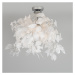Romantické stropní svítidlo bílé s listy - Feder