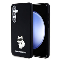 Karl Lagerfeld Liquid Silicone Choupette NFT Zadní Kryt pro Samsung Galaxy S24+ Black