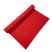 Kvalitex Bavlněný satén s proužkem červený, šíře 240cm