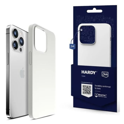 Kryt 3MK Hardy Case iPhone 14 Pro 6,1" white MagSafe (5903108500586)