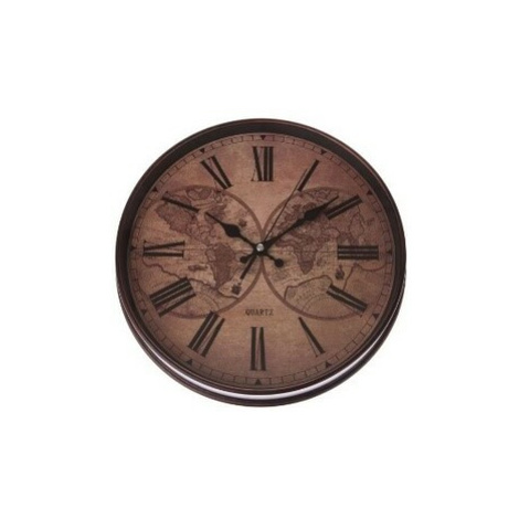 Nástěnné hodiny Globe, pr. 31 cm, plast