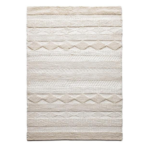 Diamond Carpets koberce Ručně vázaný kusový koberec Winter DESP P88 Mohair White - 80x150 cm