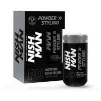 Nishman P0 Mattifying Extra Volume Light Control Powder - pudr na vlasy pro extra objem s nízkou