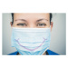 Fotografie Portrait of Nurse with mask smiling, Antonio Martin Sanchez, 40 × 26.7 cm