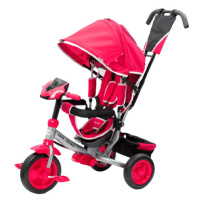 BABY MIX Dětská tříkolka s LED světly Lux Trike růžová