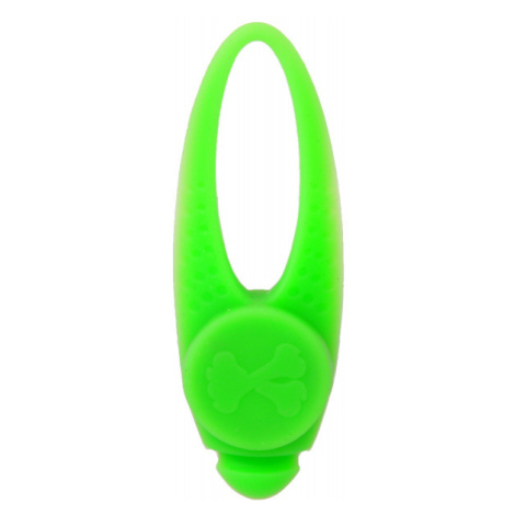 Přívěsek svítící Dog Fantasy LED silikon zelený 8cm